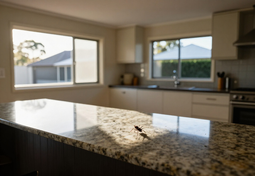 Roof void cleared of spiders after treatment